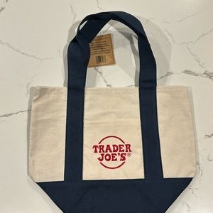 NWT Navy Trader Joe’s mini tote - SOLD OUT in stores